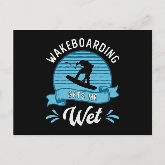 Wakeboarding erhält Wakeboarder Wakeboard Postkarte (Vorderseite)