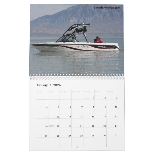 Wakeboarding Kalender - besonders angefertigt (Jan 2026)