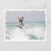 Wakeboarding Postcard Postkarte (Vorderseite)