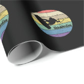 Wakeboarding Retro Geschenkpapier (Rolleneckpunkt)