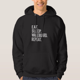 Wakeboarding Sleep Wakeboard wiederholen Hoodie