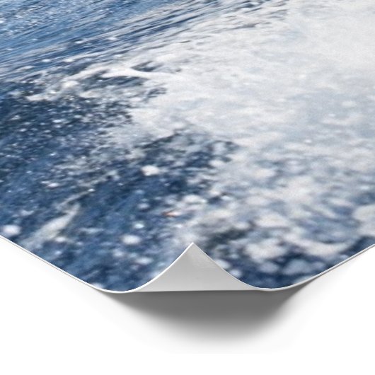 Wakeboarding Stunt Poster (Ecke)