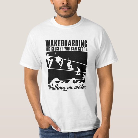 Wakeboarding the Nächsten you can get Wakeboarder T-Shirt (Vorderseite)