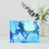 Wakeboarding Trio Postkarte (Stehend Vorderseite)