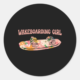 Wakeboarding Wakeboard Sport Hobby Wakeboarding Runder Aufkleber