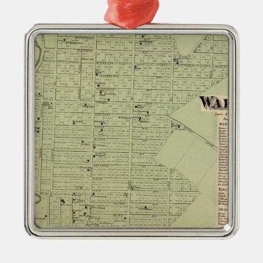 Wakefield, Bronxdale Silbernes Ornament (Vorne)