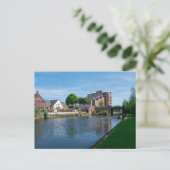 Wakefield Canal Side: Historisches Pub und Wohnung Postkarte (Stehend Vorderseite)