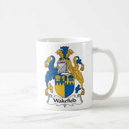Wakefield Familienwappen Kaffeetasse (Rechts)