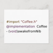 wakefromNib Postkarte (Vorderseite)