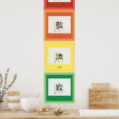 WAKEISEIJAKU-和 敬 清 寂 POSTER (Küche)