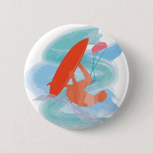 Wakestyle durch das Shirt zum zu entwerfen Button (Vorderseite)