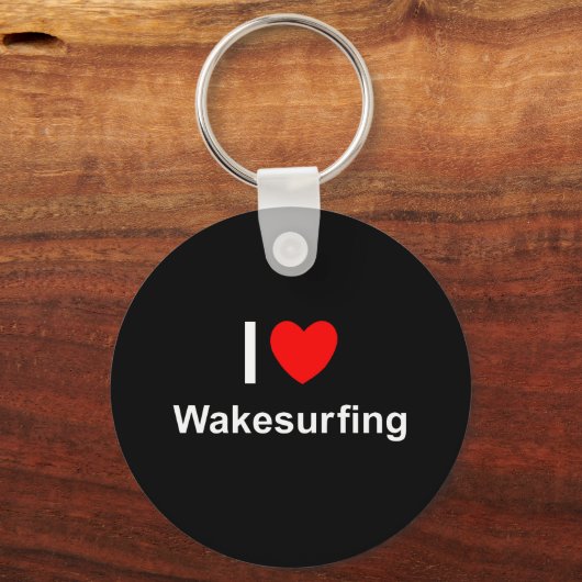 Wakesurfing Schlüsselanhänger (Vorderseite)