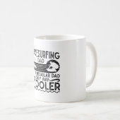 Wakesurfing Vater Cooler Wakeboarder Kaffeetasse (VorderseiteRechts)