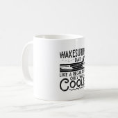 Wakesurfing Vater Cooler Wakeboarder Kaffeetasse (Vorderseite Links)