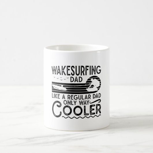 Wakesurfing Vater Cooler Wakeboarder Kaffeetasse (Mittel)