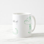 Wakeupasaurus Kaffeetasse (VorderseiteRechts)