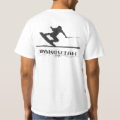 WakeUtah.com Logo mit Nose Press T-Shirt (Rückseite)
