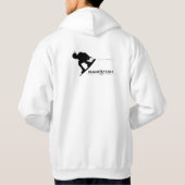 Wakeutah-Logo mit Rückspin Hoodie (Rückseite)