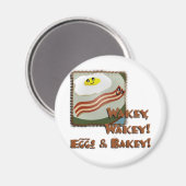 Wakey Eggs & Bakey Magnet (Vorderseite/Rückseite)