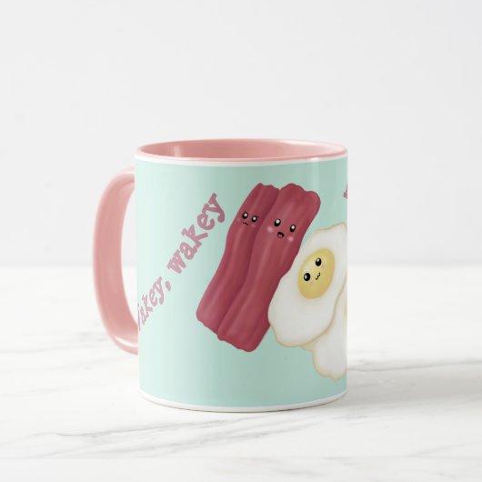 Wakey, Wakey Eier und Backwaren Tasse (Vorderseite Links)