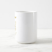 Wakey Wakey Ich brauche Kaffee! Blush & Gold Eyela Kaffeetasse (Mittel)