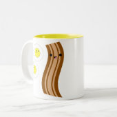 Wakey Wakey! Zweifarbige Tasse (Vorderseite Links)