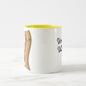 Wakey Wakey! Zweifarbige Tasse (Mittel)