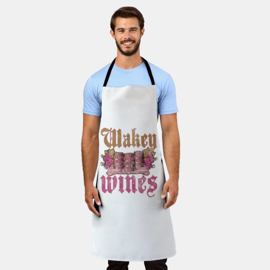 Wakey Wines Schürze (Getragen)