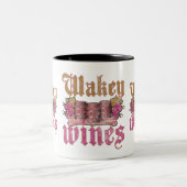 Wakey Wines Zweifarbige Tasse (Mittel)