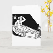 Waking in a Coffin Karte (Gelbe Blume)