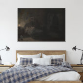 Waking nightmare - Oil painting Leinwanddruck (Insitu (Schlafzimmer))