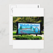 WAKULLA SPRINGS, FLORIDA POSTKARTE (Vorne/Hinten)