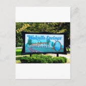 WAKULLA SPRINGS, FLORIDA POSTKARTE (Vorderseite)