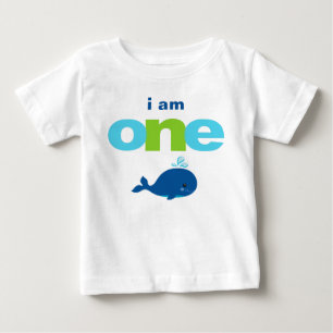Wal 1. Geburtstags-T-Shirt Kleinkind Baby Kind T-shirt