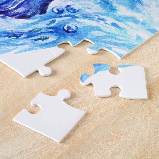 Wal-Aquarell Puzzle (Seite)