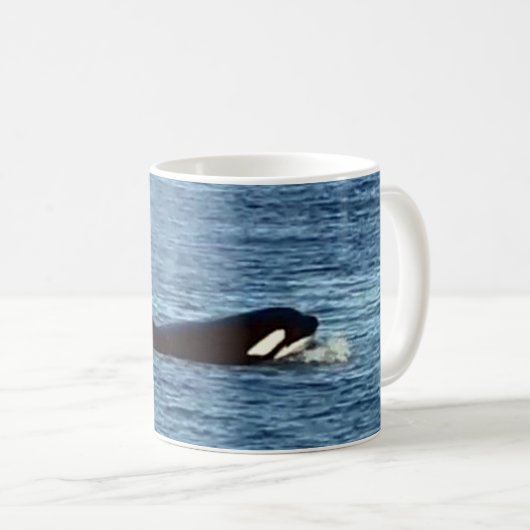 Wal "Aquarius" Westküste Tasse Orca (VorderseiteRechts)