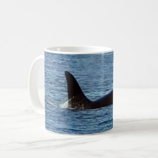 Wal "Aquarius" Westküste Tasse Orca (Vorderseite Links)