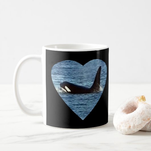 Wal "Aquarius" Westküste Tasse Orca (Mit Donut)