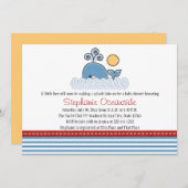 Wal-Babyparty-Einladungen Einladung (Vorne/Hinten)