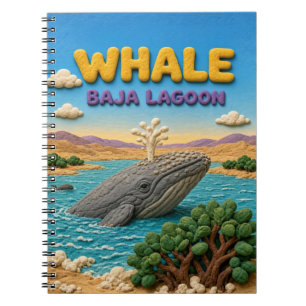 Wal Baja Lagune Modern KlayKoo Notizblock
