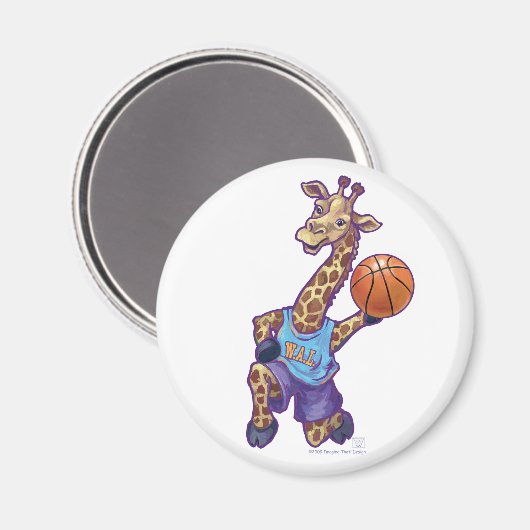 WAL Basketball Magnet (Vorderseite/Rückseite)