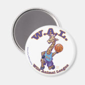 WAL Basketball Magnet (Vorderseite/Rückseite)