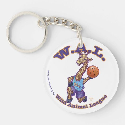 WAL Basketball Schlüsselanhänger (Vorderseite)