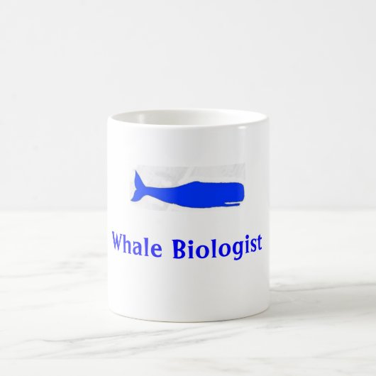 Wal-Biologe Kaffeetasse (Mittel)