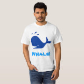 Wal! Blau. Personalisierbar T-Shirt (Vorne ganz)