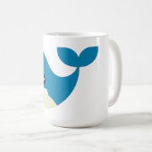 Wal, Buckelwal, Säugetier Kaffeetasse (VorderseiteRechts)