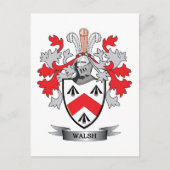 Wal-Coat-of-Arms Postkarte (Vorderseite)