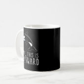 Wal das ist Orcaward Funny Orca Killer Whale Hum Kaffeetasse (Vorderseite Links)