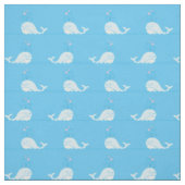 Wal-Druck-Stoff Blau Stoff (Muster)