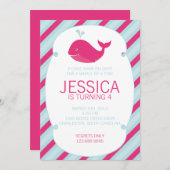 Wal einer Einladung zum Geburtstag (Vorne/Hinten)